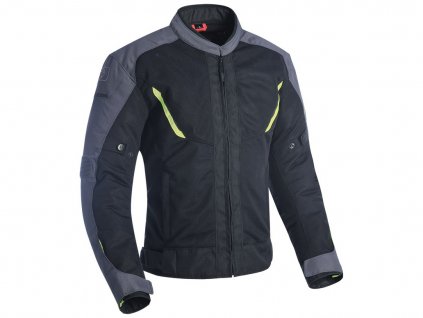 bunda DELTA 10 AIR  OXFORD černá/šedá/fluo (Veľkosť M)