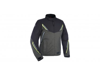 bunda HINTERLAND DRY2DRY™  OXFORD ADVANCED černá/šedá/žlutá fluo (Veľkosť M)
