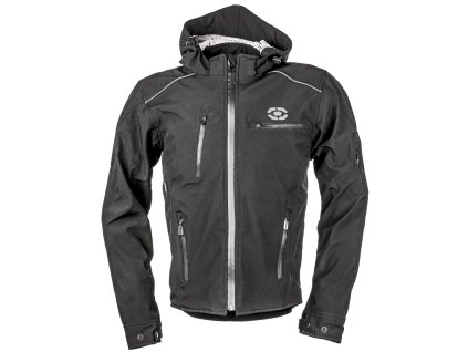 street softshell bunda SOFT  4SQUARE - pánská černá (Veľkosť S)
