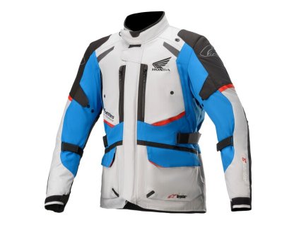 bunda ANDES DRYSTAR HONDA kolekce  TECH-AIR 5 kompatibilní  ALPINESTARS světle šedá/černá/modrá/červená 2025 (Veľkosť S)