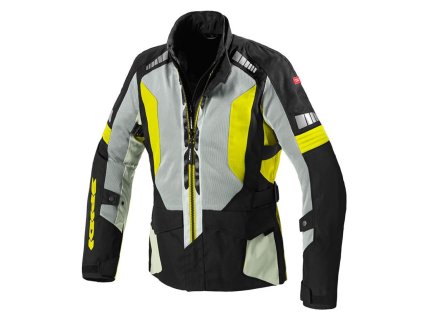 bunda TERRANET windout  SPIDI černá/šedá/žlutá fluo (Veľkosť M)