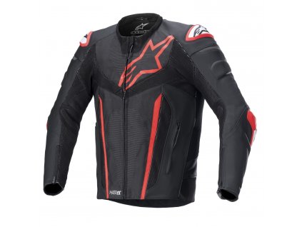bunda FUSION  ALPINESTARS černá/červená fluo (Veľkosť 48)