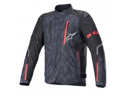 bunda RX-5 DRYSTAR, ALPINESTARS (čierna/maska/červená) 2024