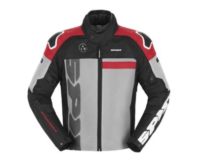 bunda PROGRESSIVE NET H2OUT  SPIDI černá/šedá/červená (Veľkosť M)