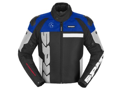 bunda PROGRESSIVE NET H2OUT  SPIDI černá/šedá/bílá/modrá (Veľkosť M)