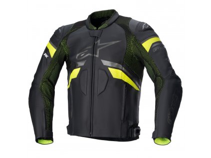 bunda GP PLUS R RIDEKNIT  TECH-AIR 5 kompatibilní  ALPINESTARS černá/žlutá fluo (Veľkosť 52)