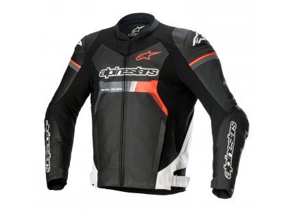 bunda GP FORCE  ALPINESTARS černá/bílá/červená fluo (Veľkosť 54)