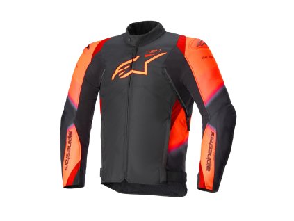 bunda T-SP 1 2 WATERPROOF  ALPINESTARS černá/červená fluo 2025 (Veľkosť 4XL)