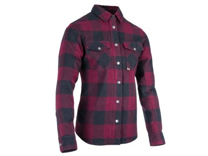 košile KICKBACK 20  OXFORD  dámská červená/černá (Veľkosť 10)