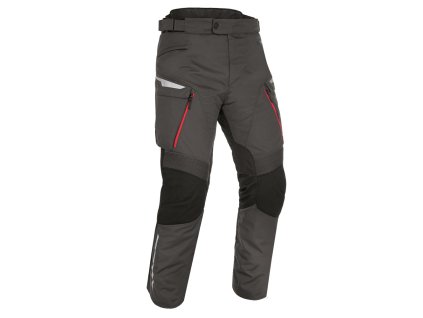 kalhoty MONTREAL 40 DRY2DRY™  OXFORD černé/šedé/červené (Veľkosť 3XL)