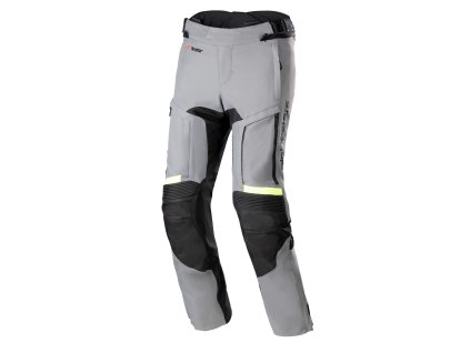 kalhoty BOGOTA PRO DRYSTAR 3 SEASON  ALPINESTARS šedá/tmavě šedá/černá/žlutá fluo  třísezonní provedení 2025 (Veľkosť L)