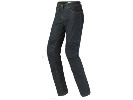 kalhoty  jeansy J&RACING LADY  SPIDI  dámské tmavě modré  obšívka Cordura®/denim bavlna (Veľkosť 27, Farba modrá)