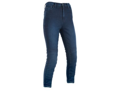 PRODLOUŽENÉ kalhoty ORIGINAL APPROVED JEGGINGS AA  OXFORD  dámské modré indigo (Veľkosť 8)