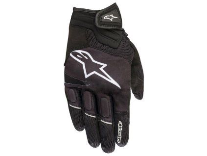 rukavice ATOM  ALPINESTARS černé/bílé (Veľkosť L)