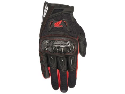 rukavice SMX-2 AIR CARBON HONDA kolekce  ALPINESTARS černá/červená 2025 (Veľkosť S)