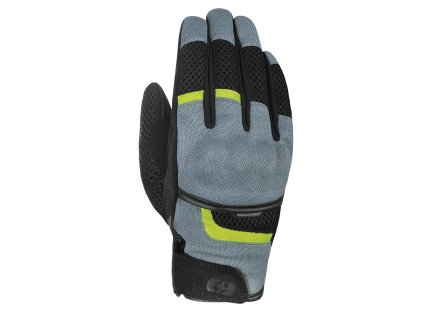 rukavice BRISBANE AIR  OXFORD šedé/černé/žluté fluo (Veľkosť S)