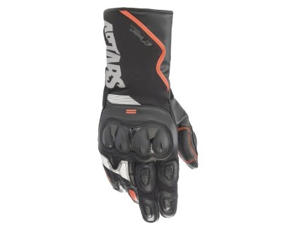 rukavice SP-365 DRYSTAR  ALPINESTARS černá/červená fluo/bílá 2025 (Veľkosť S)
