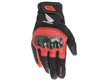 rukavice SMX Z DRYSTAR HONDA kolekce  ALPINESTARS černá/červená 2025 (Veľkosť M)