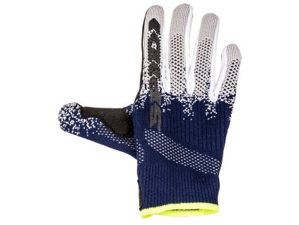 rukavice X-KNIT  SPIDI černá/modrá/bílá (Veľkosť M)