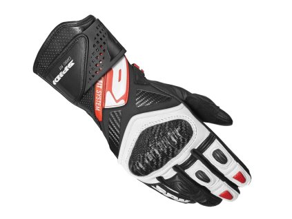 rukavice CARBO FIT 2024  SPIDI černá/bílá/červená (Veľkosť M)