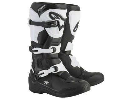 boty TECH 3  ALPINESTARS černé/bílé 2026 (Veľkosť 38)