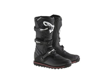 topánky TECH TRIAL, ALPINESTARS (čierna/červená) 2024