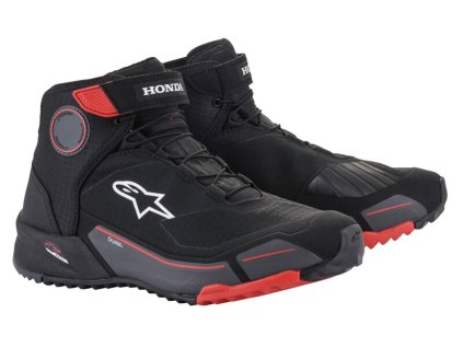 boty CR-X DRYSTAR HONDA kolekce  ALPINESTARS černá/červená/šedá 2025 (Veľkosť 38)