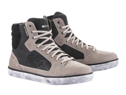 boty J-6 WATERPROOF  ALPINESTARS černá/krémová 2025 (Veľkosť 47,5, Farba černá)