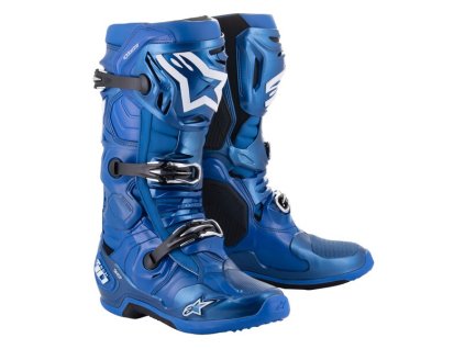 boty TECH 10  ALPINESTARS modrá/černá/bílá 2025 (Veľkosť 40,5)