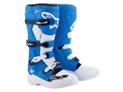 boty TECH 5  ALPINESTARS modrá/bílá/černá 2026 (Veľkosť 49,5)