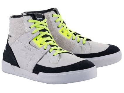 boty AKIO kolekce DIESEL JEANS  ALPINESTARS šedá/žlutá fluo/černá (Veľkosť 44)