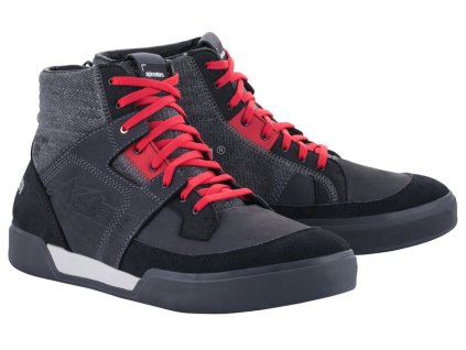 boty AKIO kolekce DIESEL JEANS  ALPINESTARS černá/šedá/červená (Veľkosť 46)