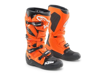 aLPINESTARS TECH 7 MX topánky, KTM (čierna/oranžová) 2024