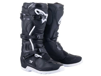 boty TECH 3 ENDURO WATERPROOF  ALPINESTARS černá/bílá 2027 (Veľkosť 38)