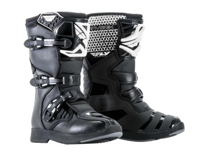 boty NEW Maverik Youth  FLY RACING  dětské černá (Veľkosť 34)