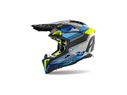 přilba AVIATOR 30 Wave  AIROH stříbrná/chrom 2022 (Veľkosť 2XL)