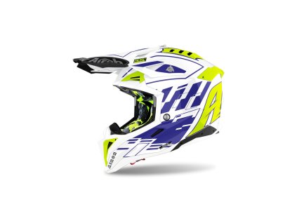přilba AVIATOR 30 Rampage  AIROH lesklá modrá 2022 (Veľkosť 2XL)