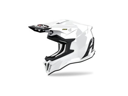 přilba STRYCKER Color  AIROH lesklá bílá 2025 (Veľkosť XL)