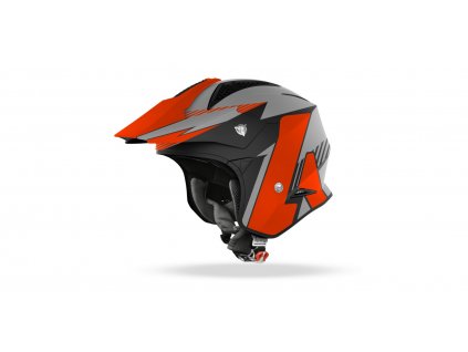 Otvorená prilba na motocykel AIROH TRR S PURE matná oranžová 2022