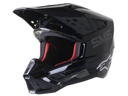 přilba S-M5 ROVER  ALPINESTARS černá/antracit maskáčová lesklá (Veľkosť 2XL (obvod 63 - 64 cm))