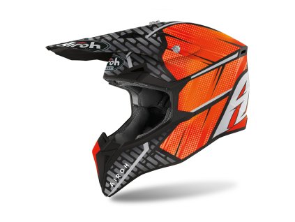 přilba WRAAP Idol  AIROH oranžová matná 2023 (Veľkosť XXL)