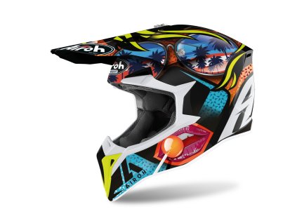 přilba WRAAP Lollipop  AIROH červená matná 2023 (Veľkosť XXL)