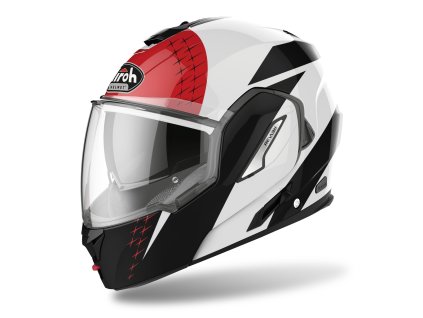 přilba REV 19 Leaden  AIROH lesklá červená 2024 (Veľkosť XS)