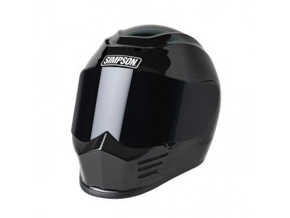 přilba SPEED  SIMPSON černá (Veľkosť 2XL)