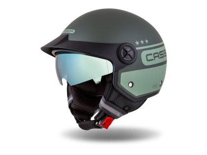 přilba Handy Plus Chief  CASSIDA zelená matná/tmavě zelená 2026 (Veľkosť XS (53 až 54 cm))