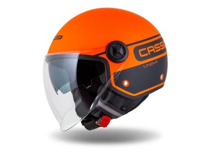 přilba Handy Plus Linear  CASSIDA oranžová matná/černá 2026 (Veľkosť S (55 až 56 cm))