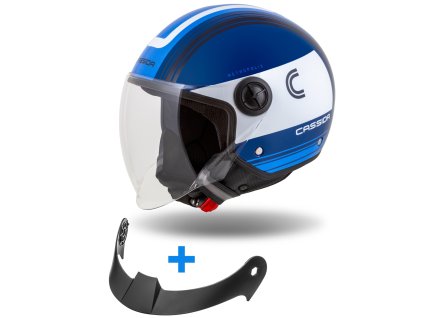 přilba Handy Metropolis  CASSIDA modrá/tmavě modrá/bílá 2026 (Veľkosť S (55 až 56 cm))