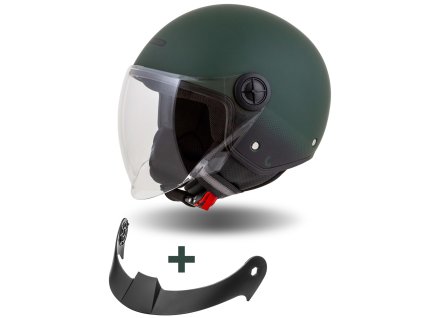 přilba Handy  CASSIDA zelená matná/černá 2026 (Veľkosť XS (53 až 54 cm))
