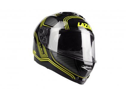 přilba Rafale Darkside  LAZER černá/žlutá (Veľkosť XS)