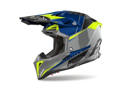 prilba AVIATOR 3 Push AIROH modrá 2025